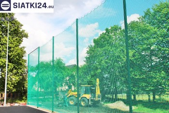 Siatki Krotoszyn - Zabezpieczenie za bramkami i trybun boiska piłkarskiego dla terenów Krotoszyna